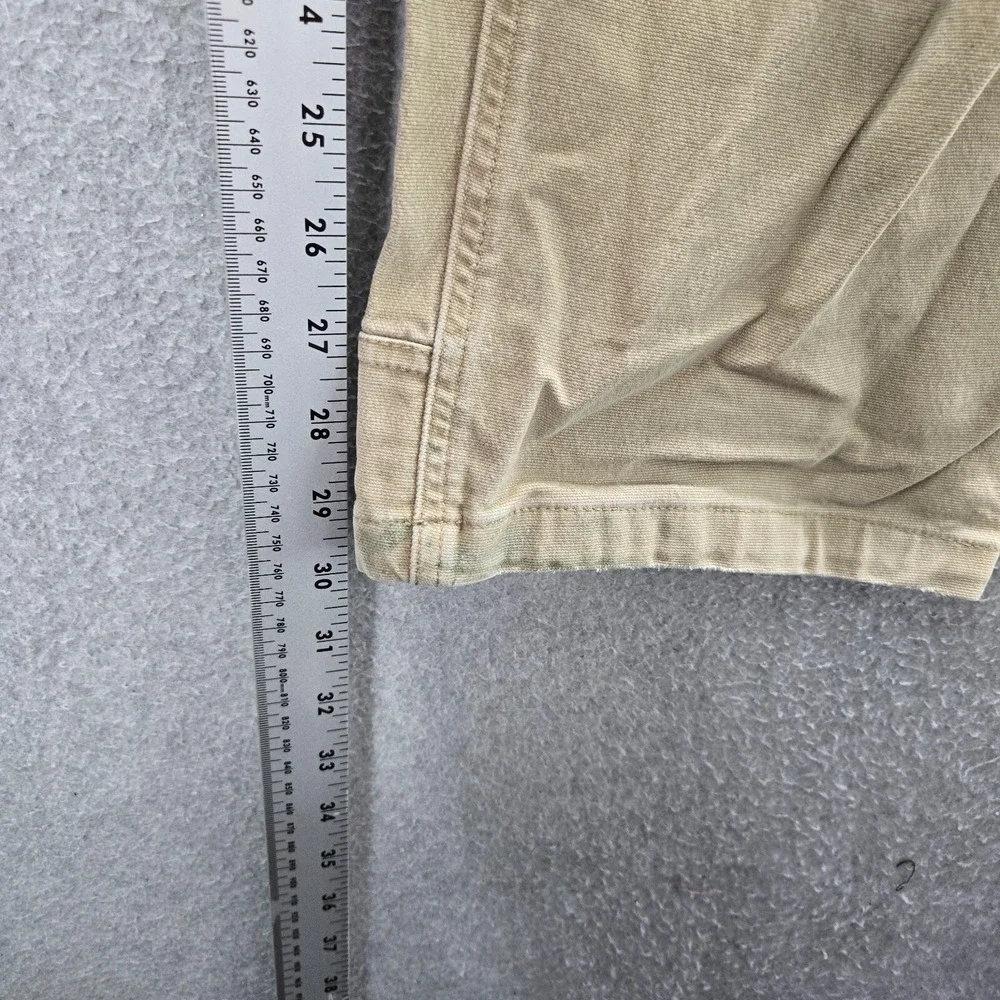 Eddie Bauer Men Pants 32x30 Beige Chino Canvas Stretch Outdoor Hiking‎ Relaxed